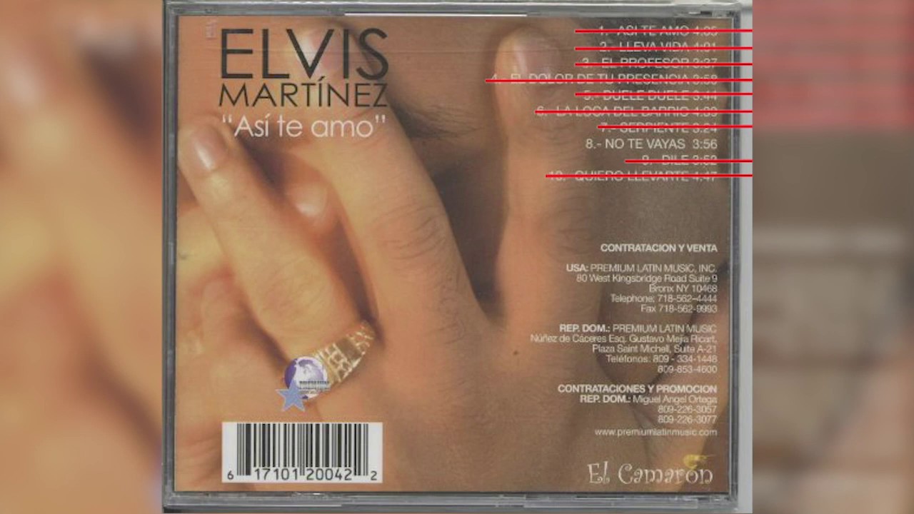 Elvis Martinez -  No Te Vayas (Audio Oficial) &aacute;lbum Musical As&iacute; te Amo - 2003