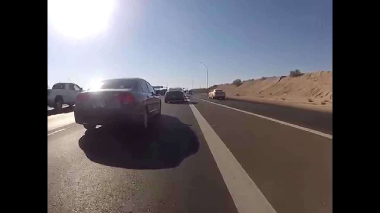 My ride home from work in rush hour traffic