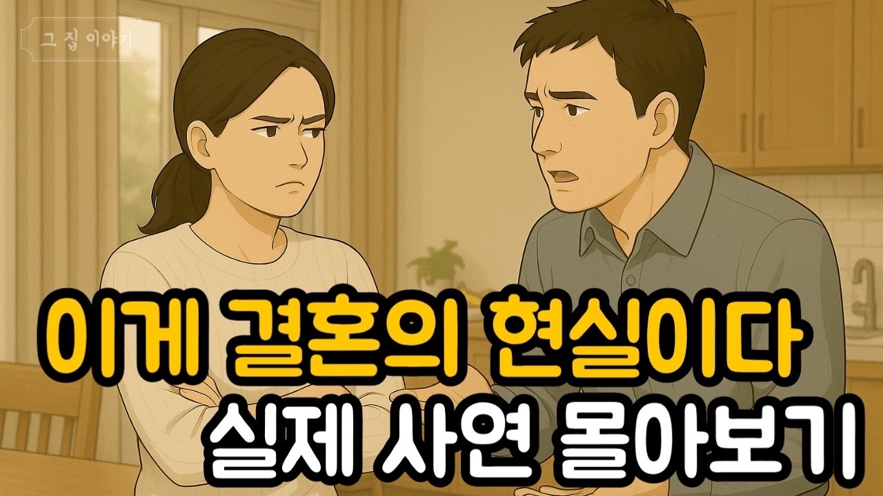 현실 결혼생활 사연 몰아보기 | 이게 결혼의 현실이다