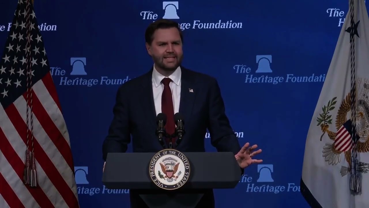 VP Vance Explains How To Save Western Civilization | Live Not by Lies Premiere Hosted by Heritage