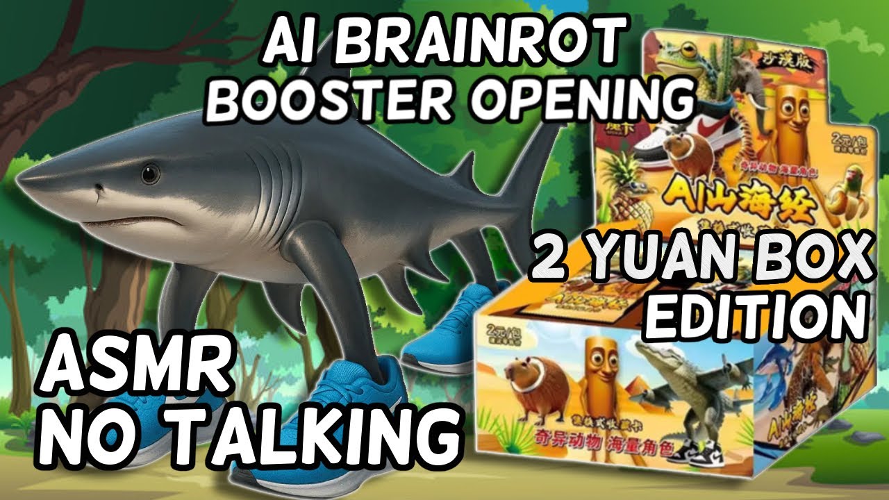 [ASMR] 2 Yuan Box Edition | AI Brainrot Booster Opening (No Talking)