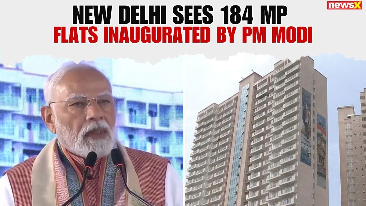 New MP Flat: Four River-Named Towers for MPs Inaugurated in Delhi by PM Modi | NewsX