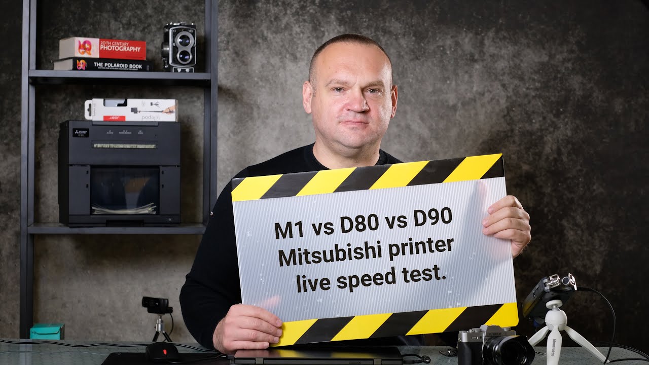 MITSUBISHI D90 vs D80 vs M1  printer live speed test/ Pogledaj uživo brzinu i foto printere u radu
