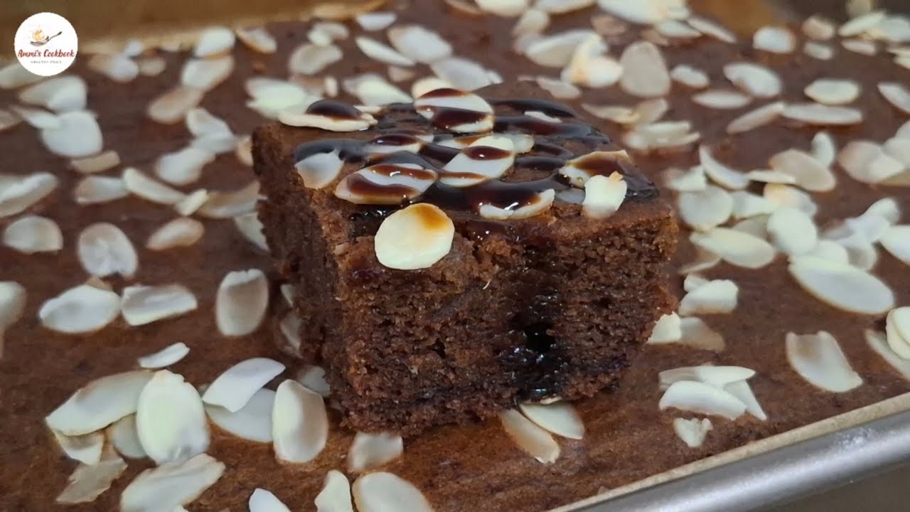 No Sugar Eggless Whole Wheat Cake | Simple & Healthy  Dessert | Ammi's Cookbook 
