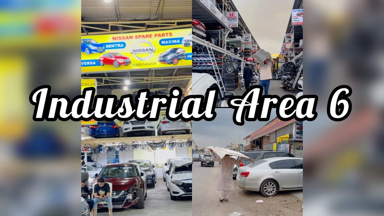 Sharjah Industrial Area 6 Used Car spare parts market 🚗UAE🇦🇪