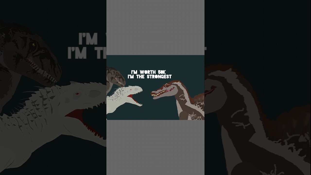 jurassic blocky new update #drex #giganotosaurus #spinosaurus #indominusrex #animation #jw