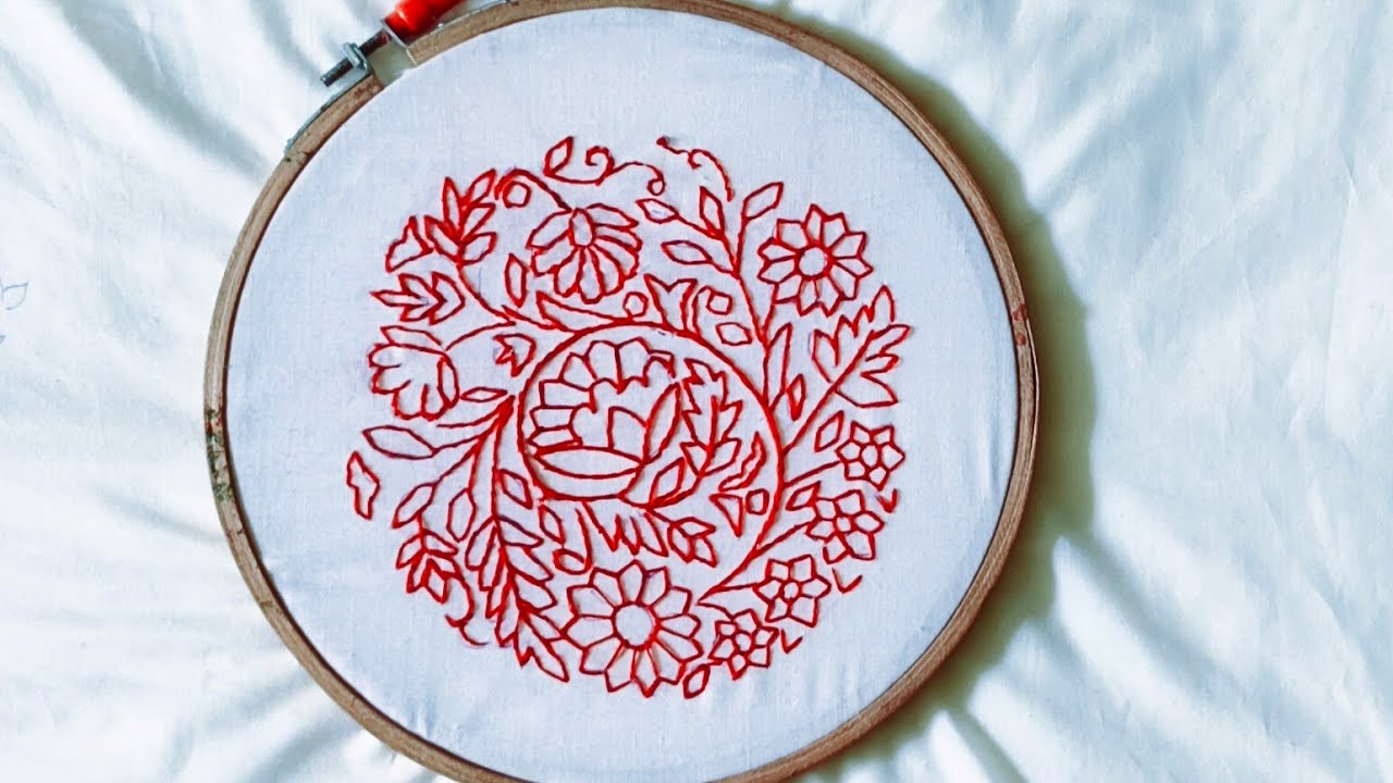 kashmiri embroidery complete design