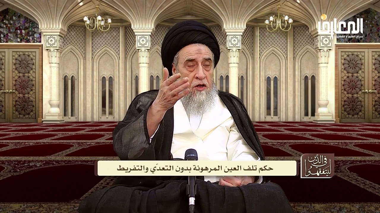 فقه المعاملات : الضمان في الأمانة المالكية و الأمانة الشرعية - السيد صباح شبر