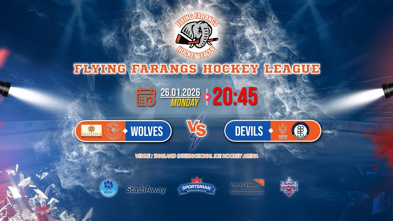 Pattaya Wolves -vs- Yannawa Devils  | Flying Farangs Hockey league 2026 | Game 5