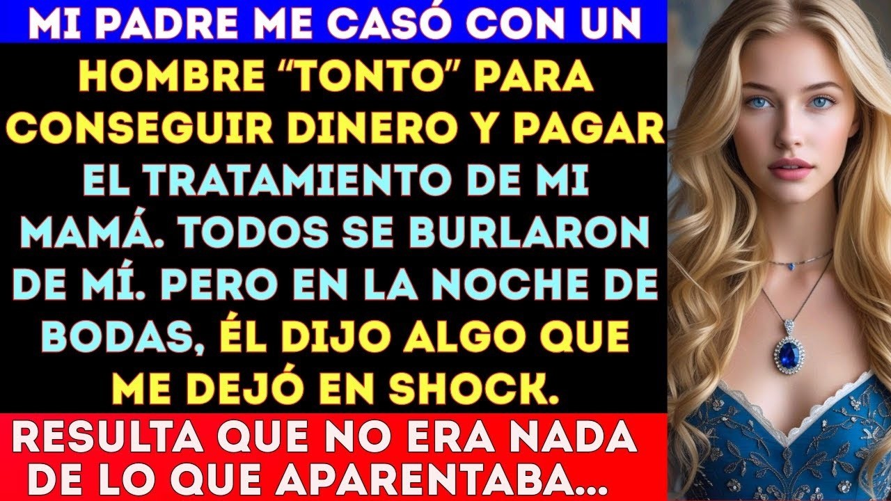 “Mi papá me obligó a casarme con un ‘tonto’ por dinero… pero en la noche de bodas dijo algo que me