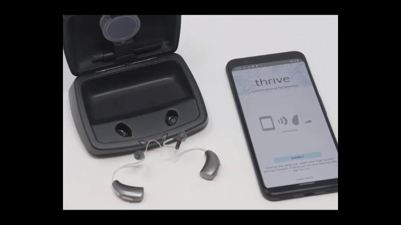 Thrive App - Pairing Rechargeable Hearing Aids to an Android Phone