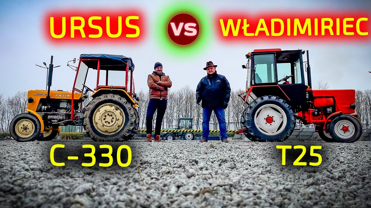 Przeciąganie liny👉 31 KM URSUS vs WŁADIMIRIEC 31 KM 👉 Moc, masa, siła uciągu 👉Zwycięstwo! [Korbanek]