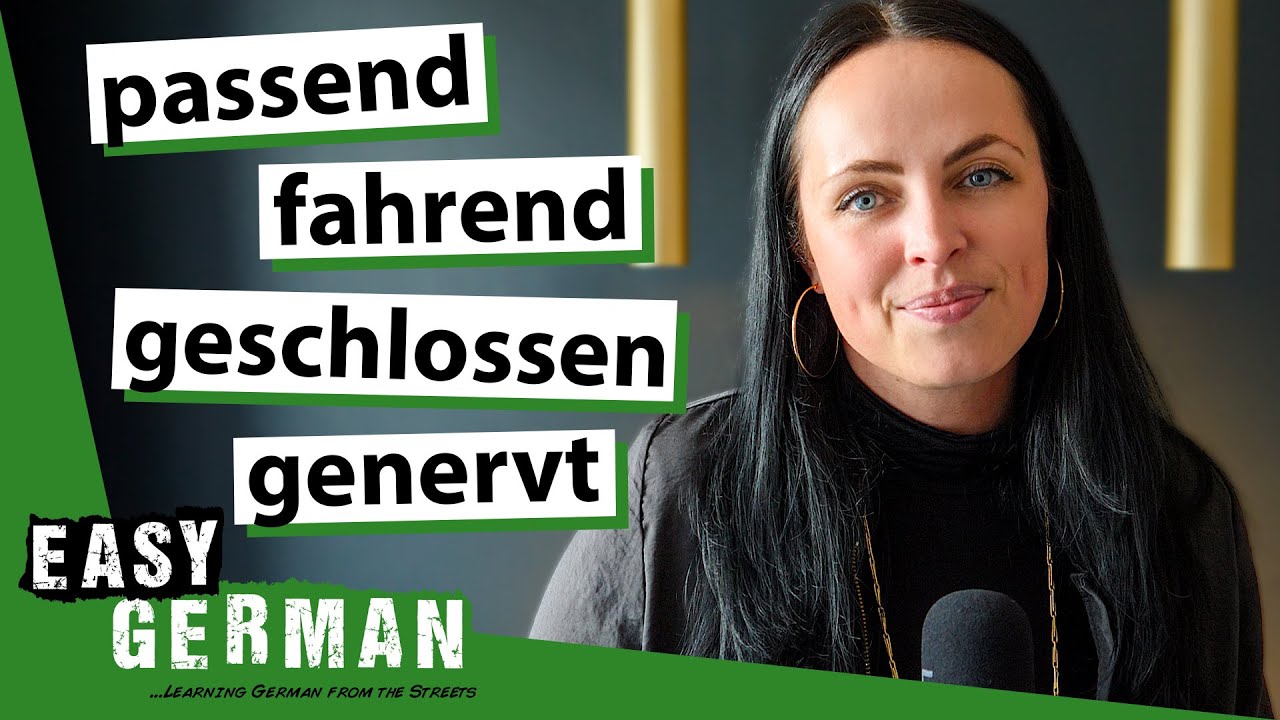 How to Turn German Verbs Into Adjectives | Super Easy German 227