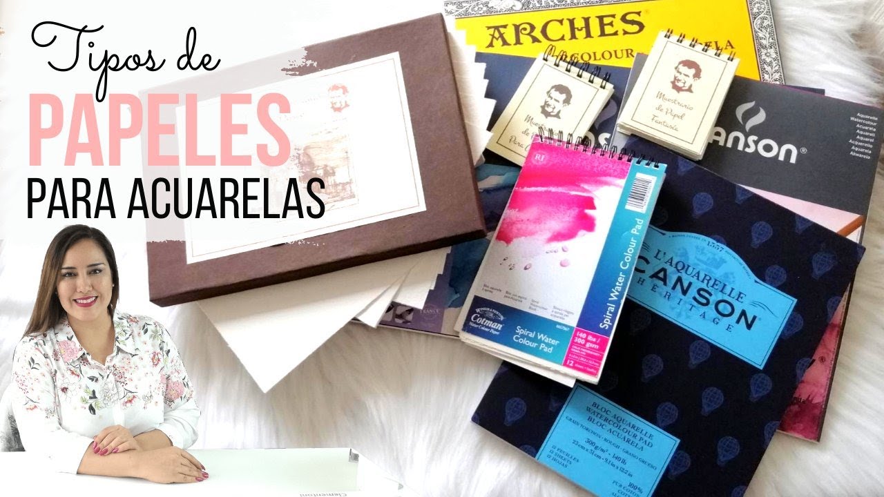 Curso Scrapbook para PRINCIPIANTES 📝💕 - MATERIALES b&aacute;sicos | Papeles para Acuarelas 😊