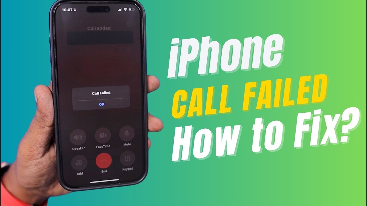 Call Failed Problem on iPhone🔥 How to Fix?