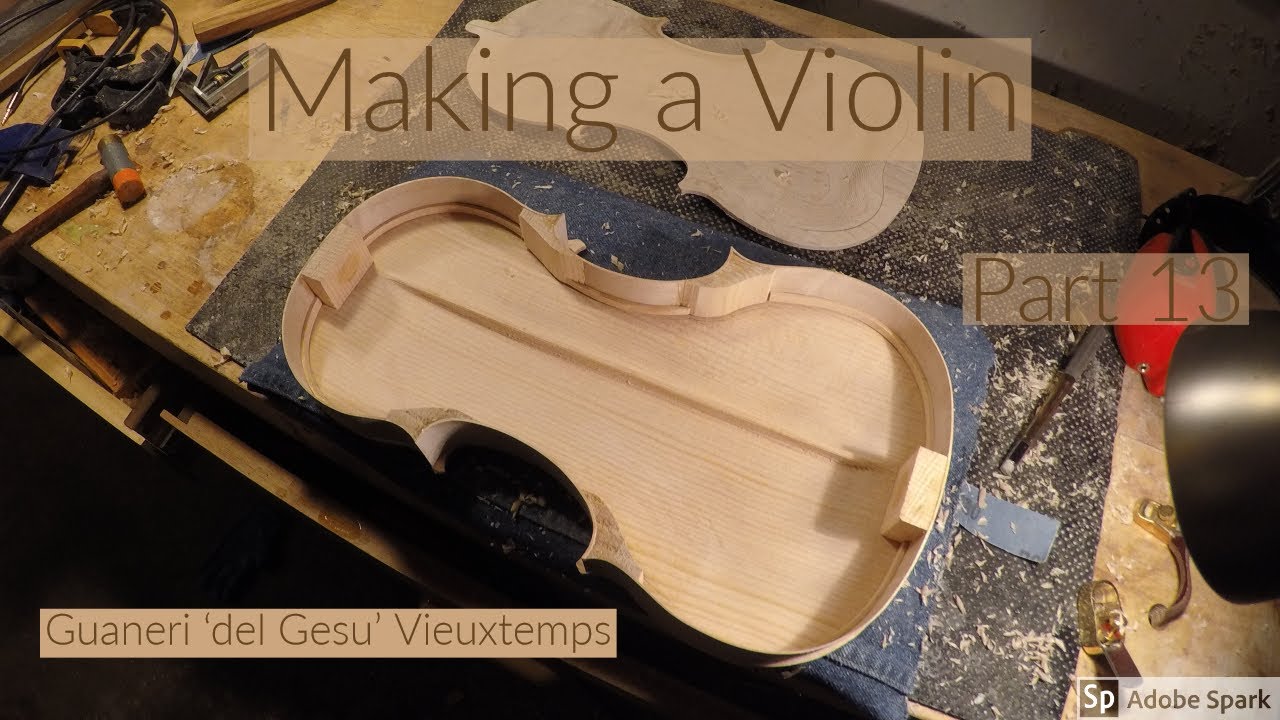 CNC cuting parts from both sides| Making the Guaneri 'del Gesu' Vieuxtemps Violin part 13