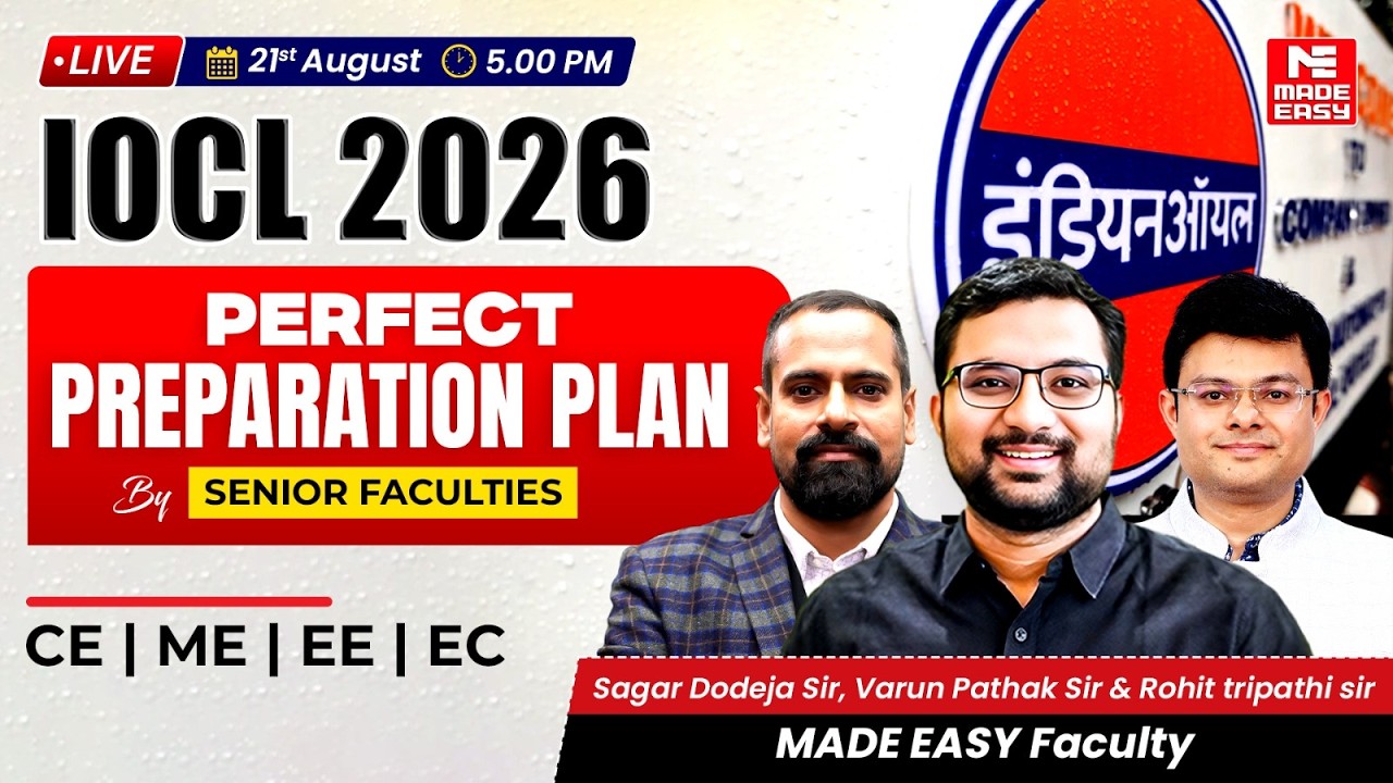 IOCL Recruitment 2026 | Are You Ready? | Latest Update, Exam Strategy & Preparation!