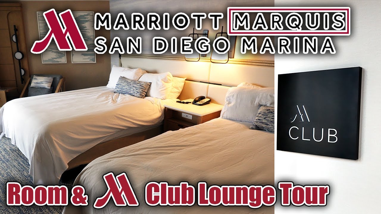Marriott Marquis San Diego  Marina | Room & M Club Lounge Full Tour