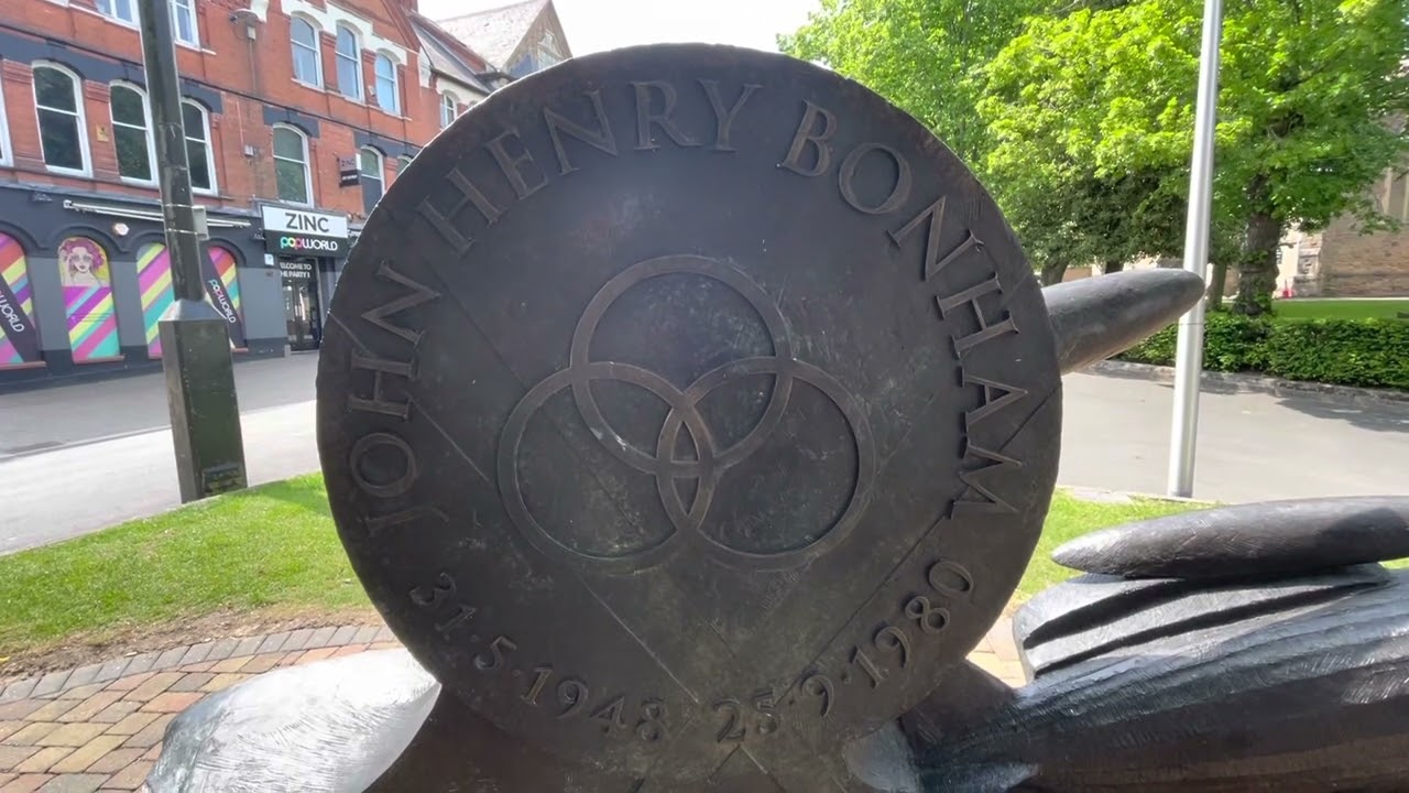 John Bonham. Birth House, Memorial & Grave.