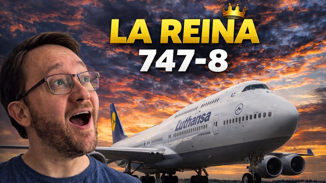 Así es volar en la REINA de los CIELOS ✈️😱 | Mi primera experiencia en el Boeing 747-8 de Lufthansa