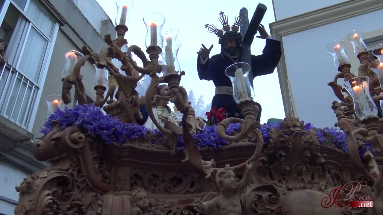 Tres Caídas en la calle Dolores | Semana Santa San Fernando 2024 | 4K