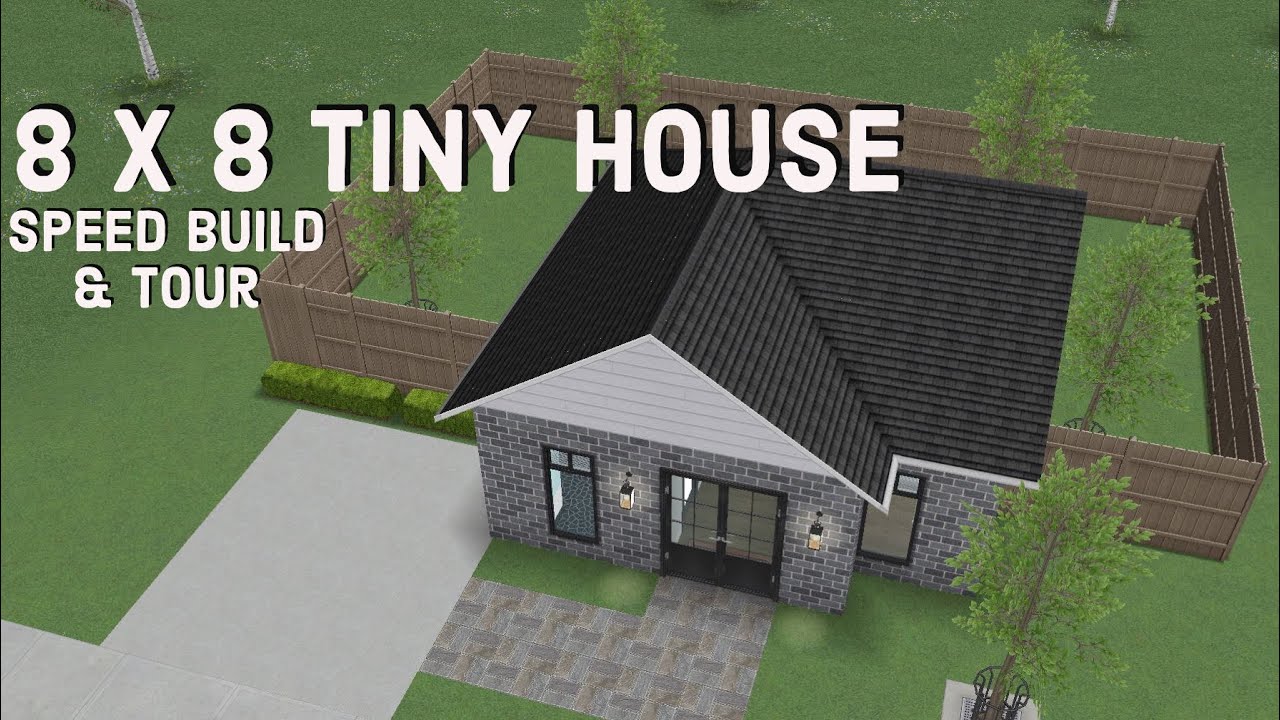 Sims FreePlay | 8 x 8 Tiny House Speed Build & Tour!