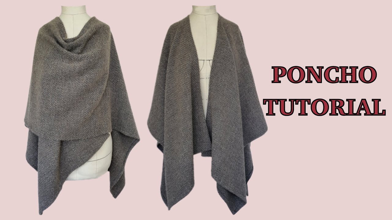 How to Sew a Poncho in Just 30 Minutes!