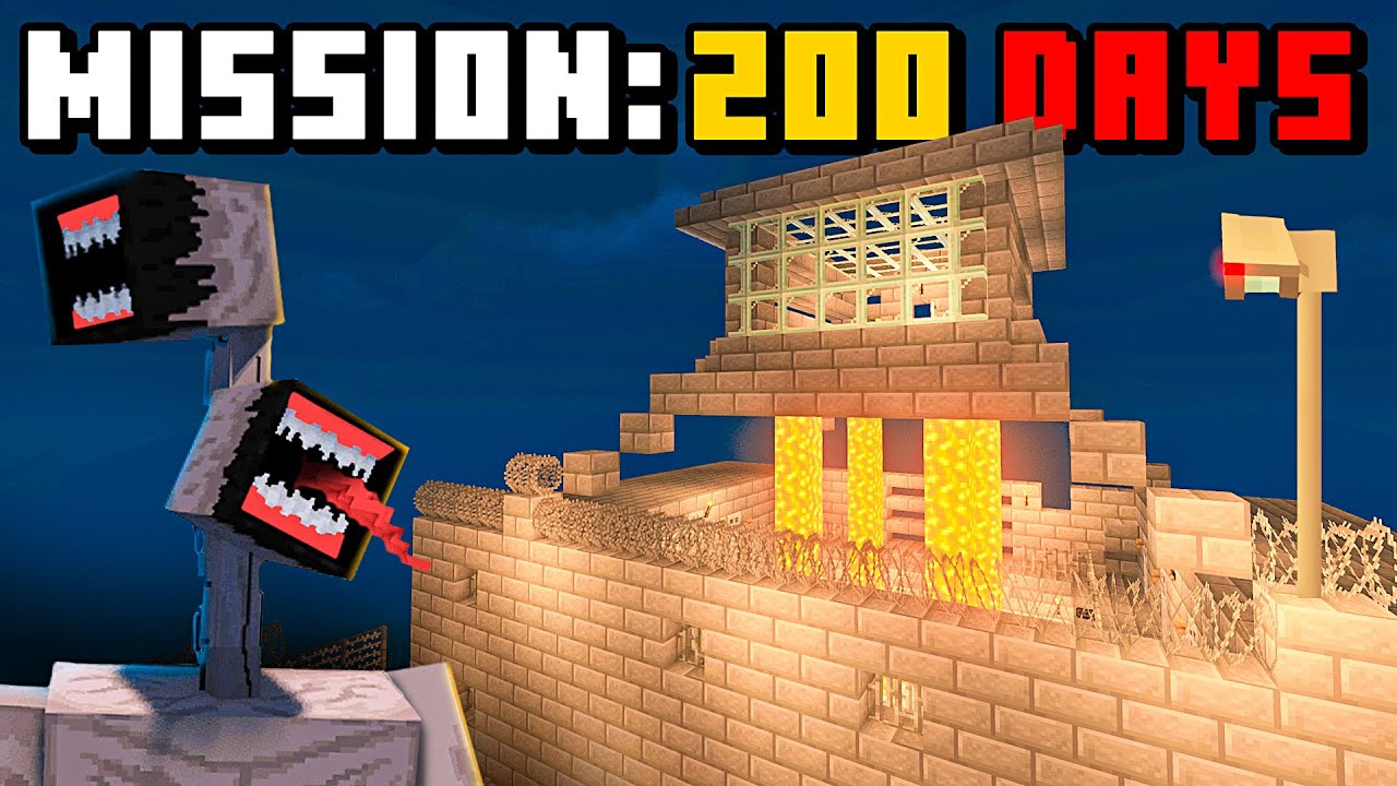 Surviving Minecraft's Scariest Mods For 200 Days FULL MOVIE!