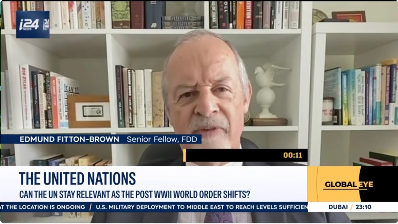 Edmund Fitton-Brown on whether the UN can stay relevant as the post WWII order shifts – i24 News