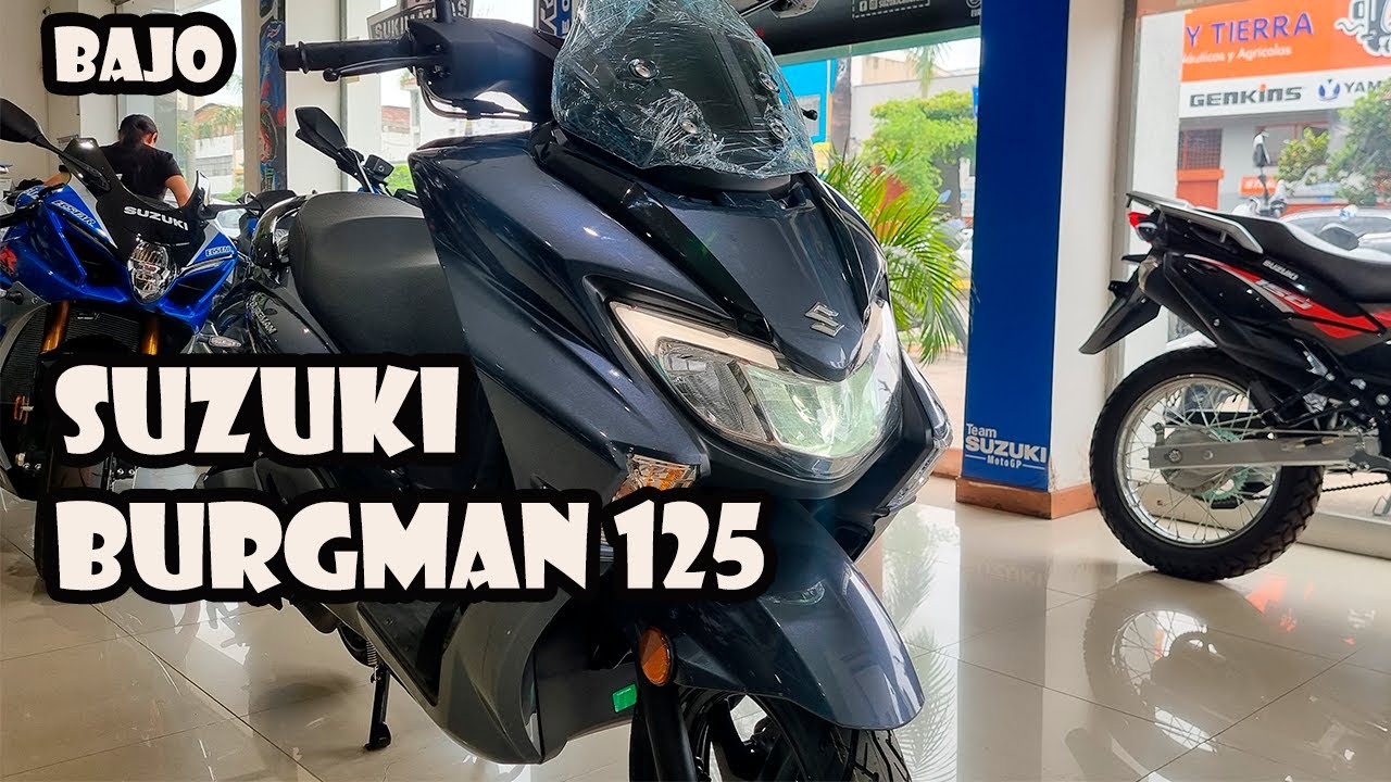 🚨 Suzuki Burgman 125 -Bajo su precio Perfecta para Stunt 🔥