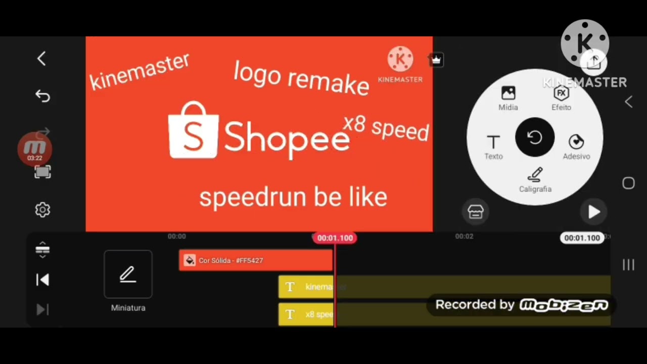 Shopee logo remake kinemaster speedrun be like x8 speed