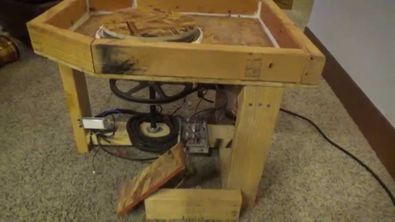 Variable Speed Treadmill Pottery Wheel DIY