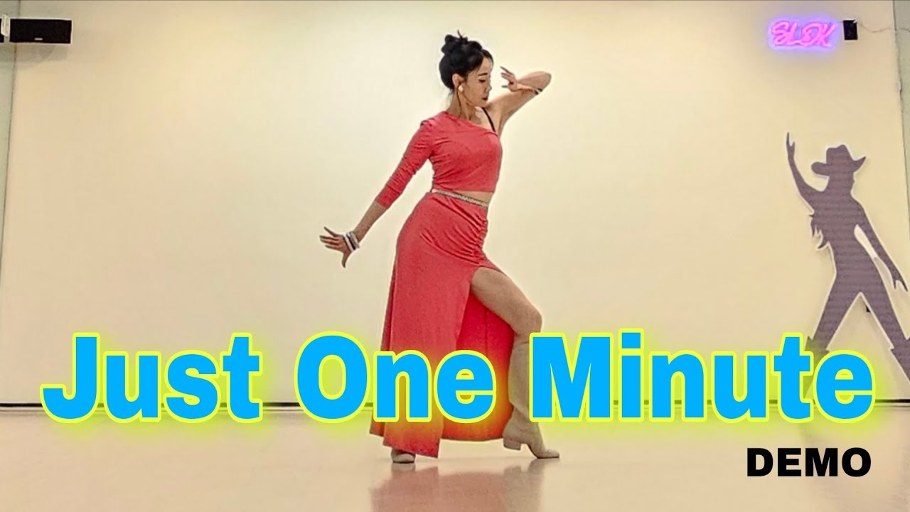 Just One Minute Linedance by Sue (Demo)/스타일리쉬한 음악에 힙범핑이 매력적인 중급댄스 ~ 