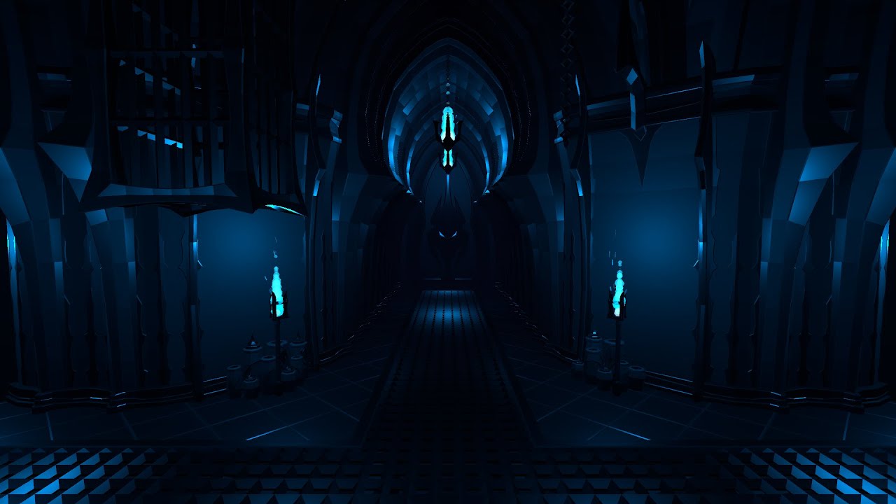 Unity - Low Poly Style Obsidian Citadel