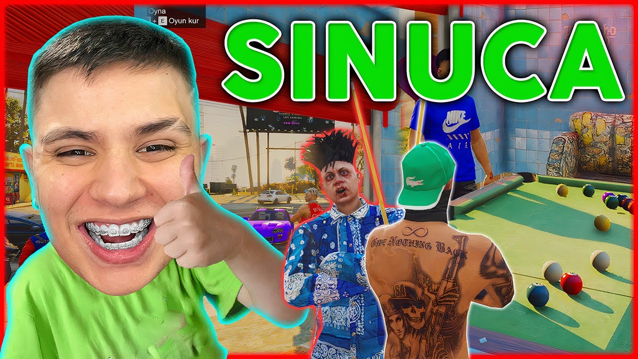 PAULINHO O LOKO DANDO GOLPE NA SINUCA no GTA RP 😂