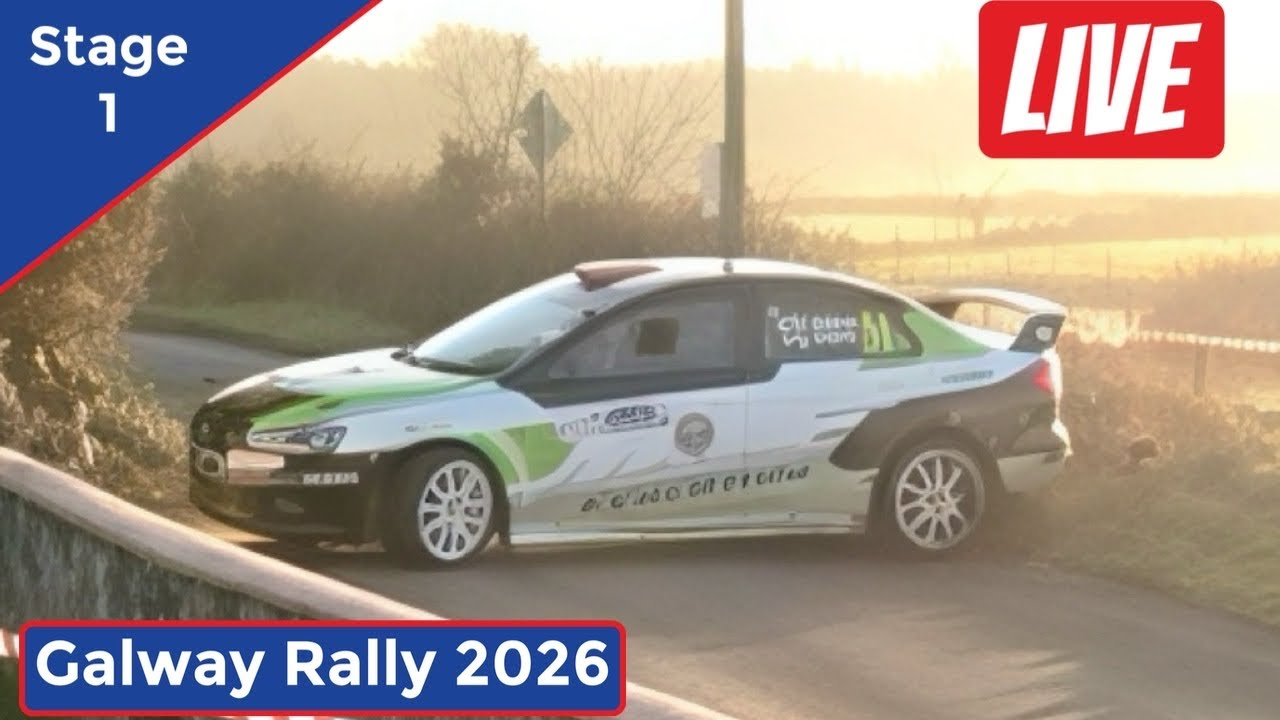 🔴Live : Galway Rally 2026, Stage 1 
