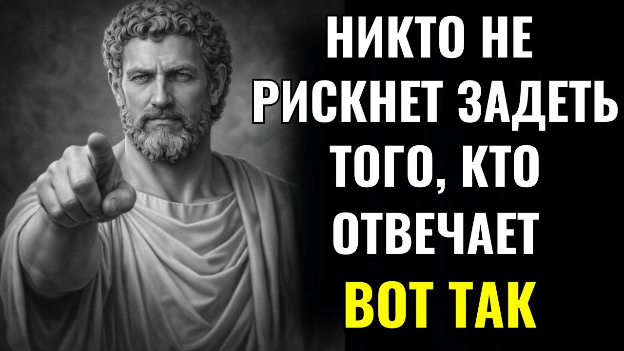 5 умных ответов, которые заставят замолчать КОГО УГОДНО | СТОИЦИЗМ