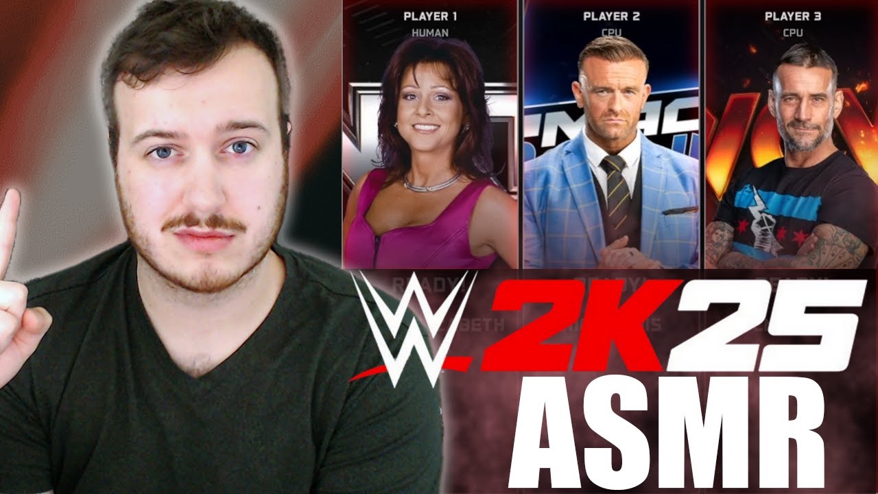 ASMR | WWE 2K25 GM Mode! Starting With a Bang!