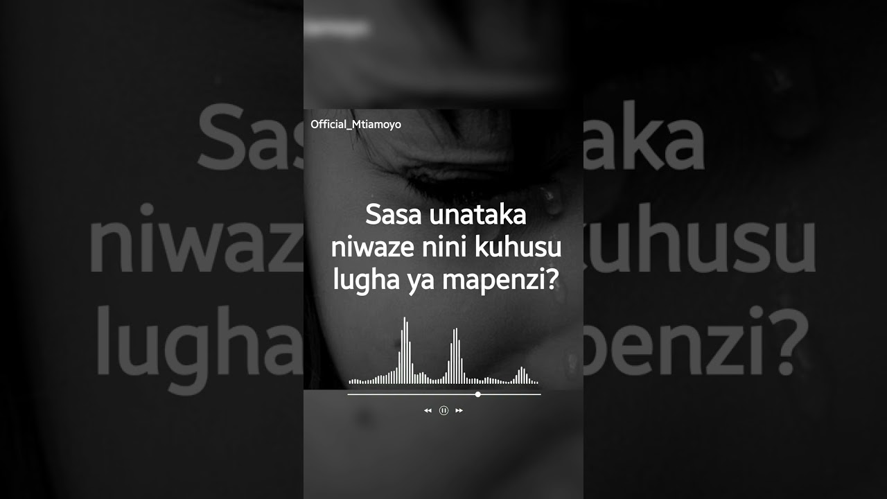 NILIKUPENDA, ULINIAMINI SANA, MBONA LEO NI MKALI SANA? UMENIACHA VIBAYA, KWAHERI. 💔
