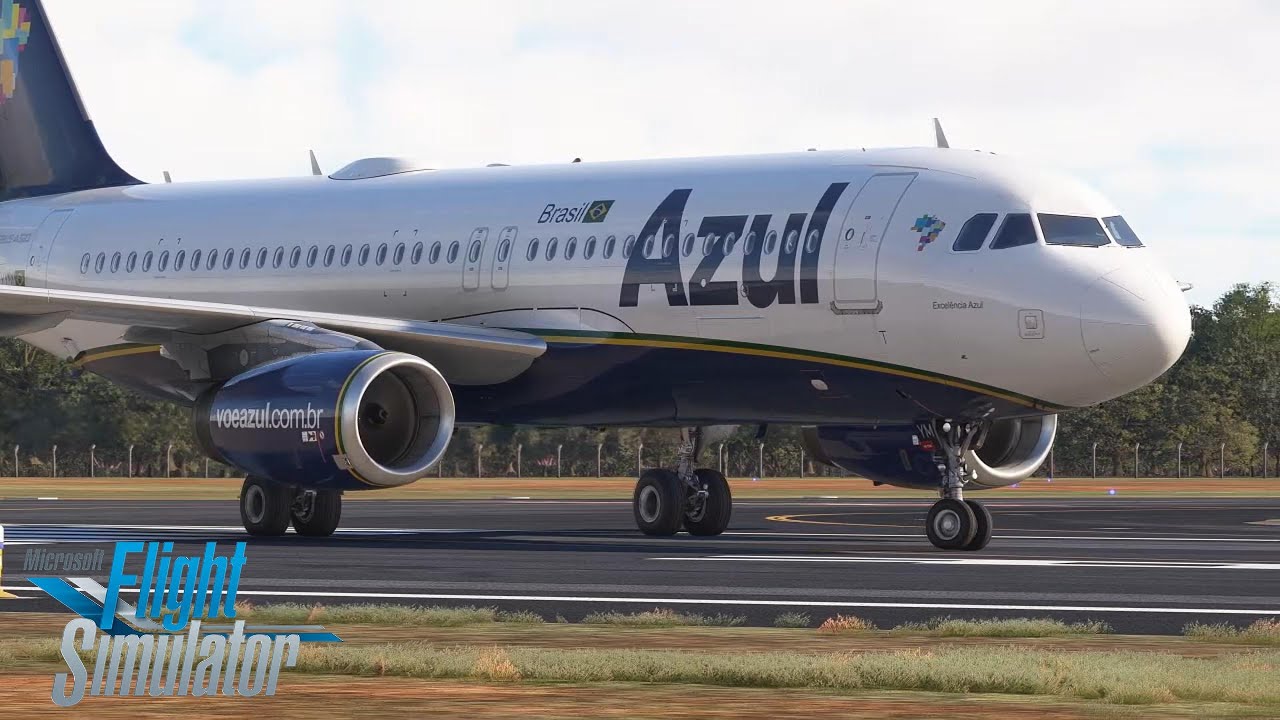 Fenix A320 Azul Full Flight Brasília to Campinas ✈️ Microsoft Flight Simulator 2020 with RTX 4080
