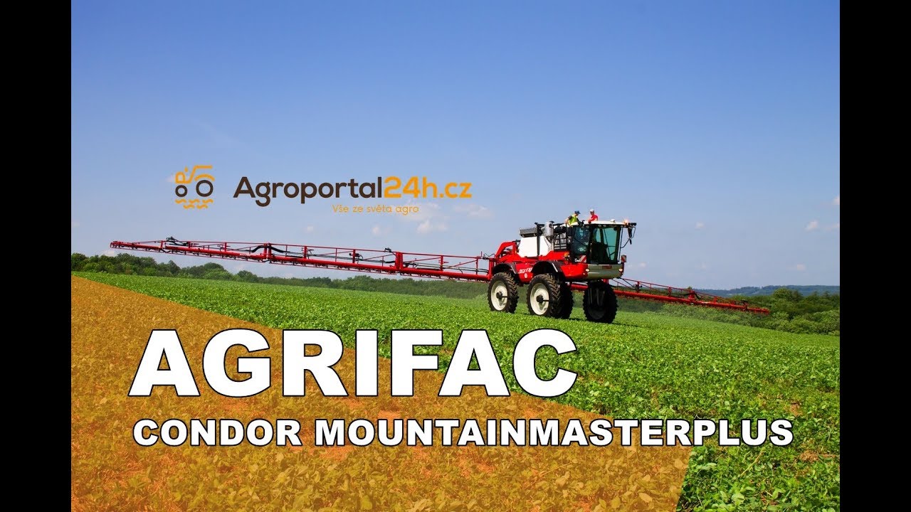 2x AGRIFAC Condor MountainMasterPlus v kopcích jižní Moravy