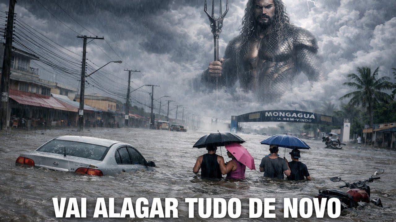 Fortes chuvas deixam tudo alagado novamente Mongaguá neste domingo 25/1/26🌧️🚨🚨🙏