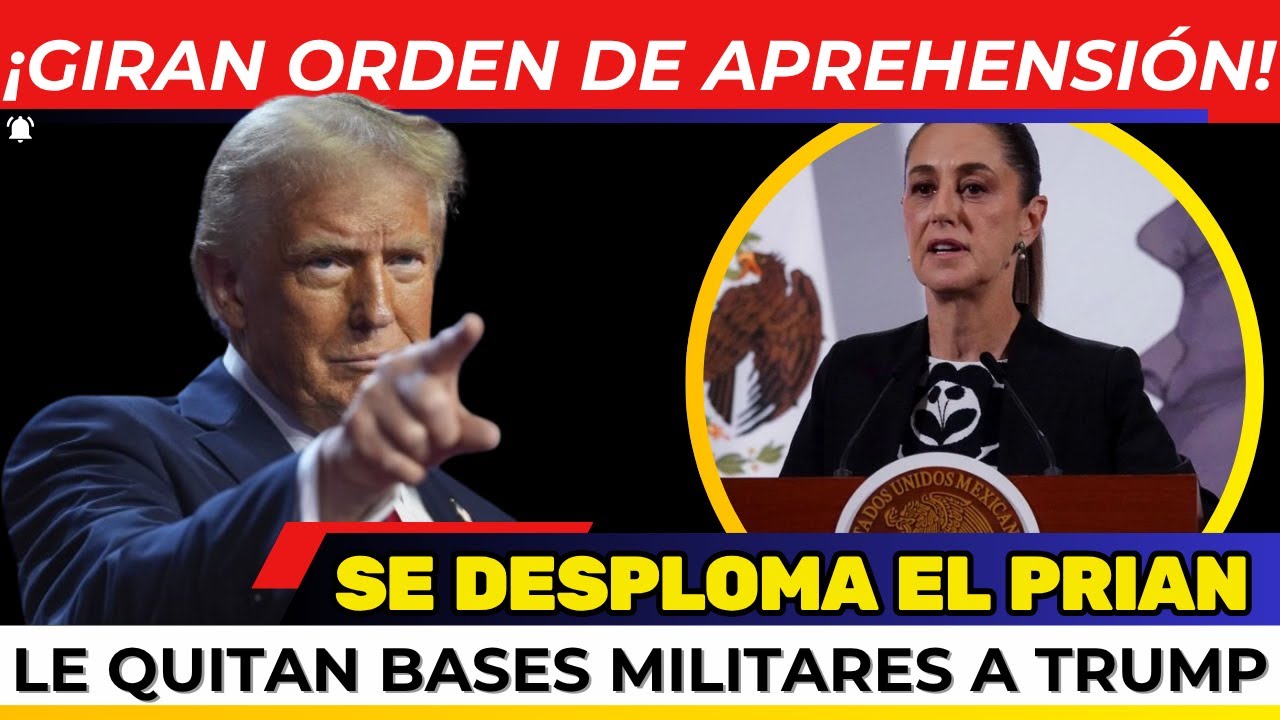 &iexcl;SE DESPLOMA LA DERECHA! LE GIRAN ORDEN DE APREHENSI&Oacute;N  &iexcl;TRUMP F&Uacute;RICO! LE QUITAN BASES MILITARES!