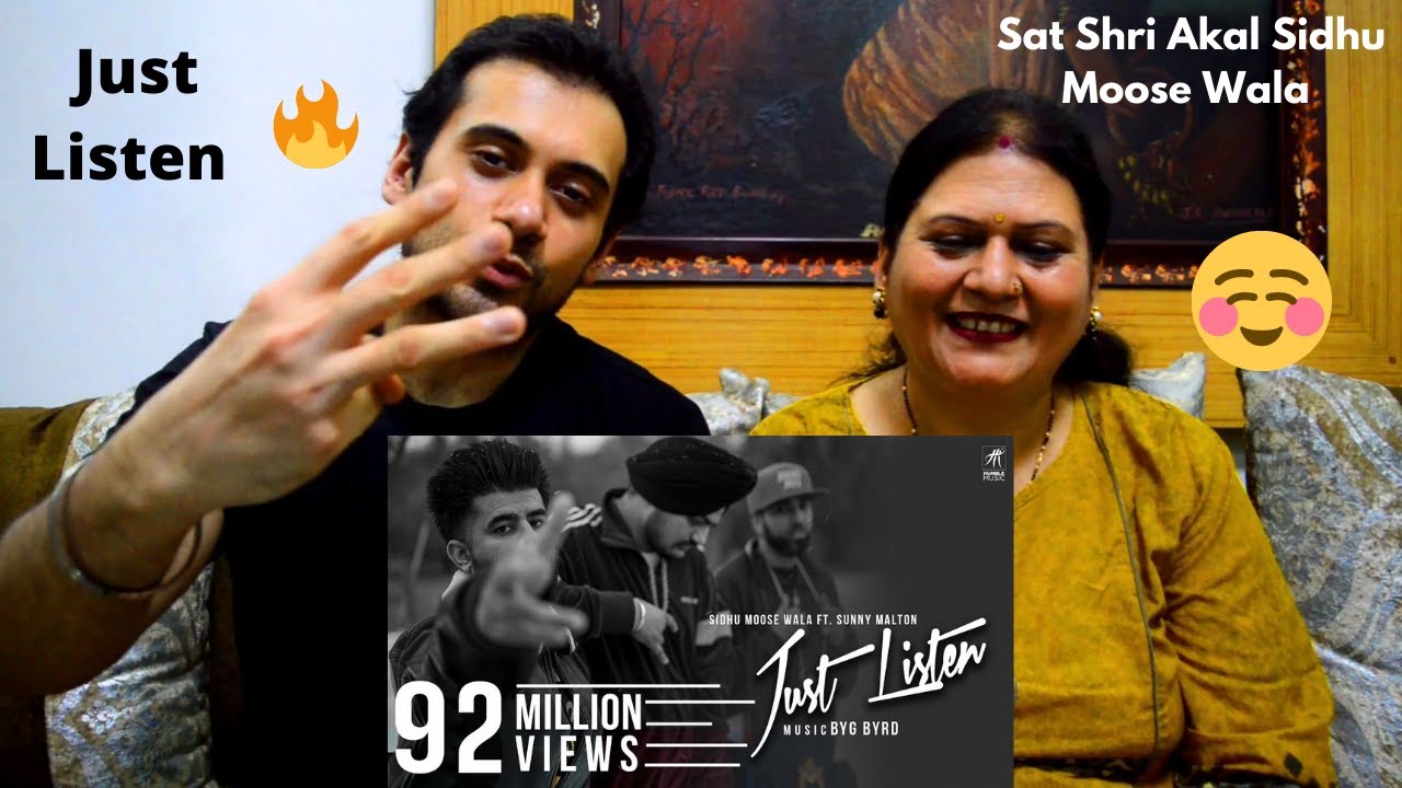 Akki and Mom Reaction - Just Listen | Sidhu Moose Wala | Sunny Malton | BYG BYRD