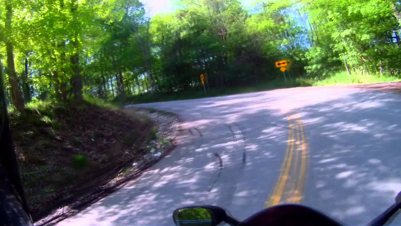 Pennsylvania Route 221 - (North of Rt. 40) 2 of 2 (Twisty) - Kawasaki ZZR1200