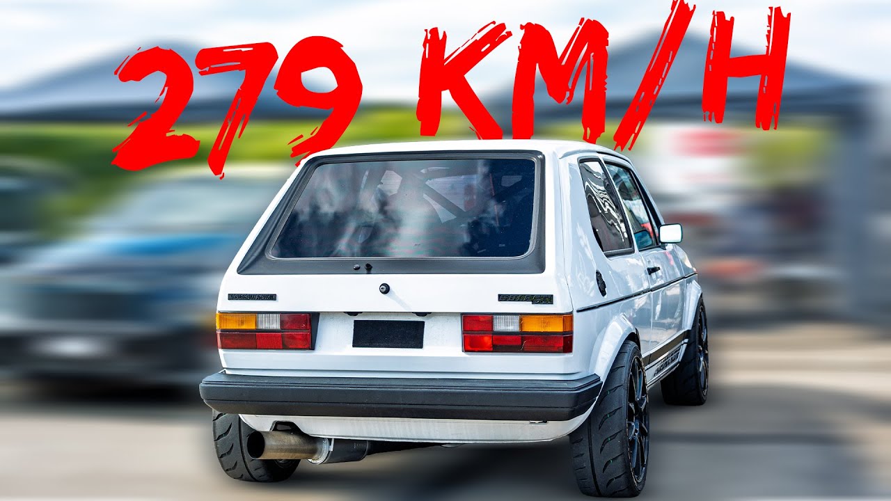 Golf 1 mit 900 PS: 279 km/h nach 804 Metern!