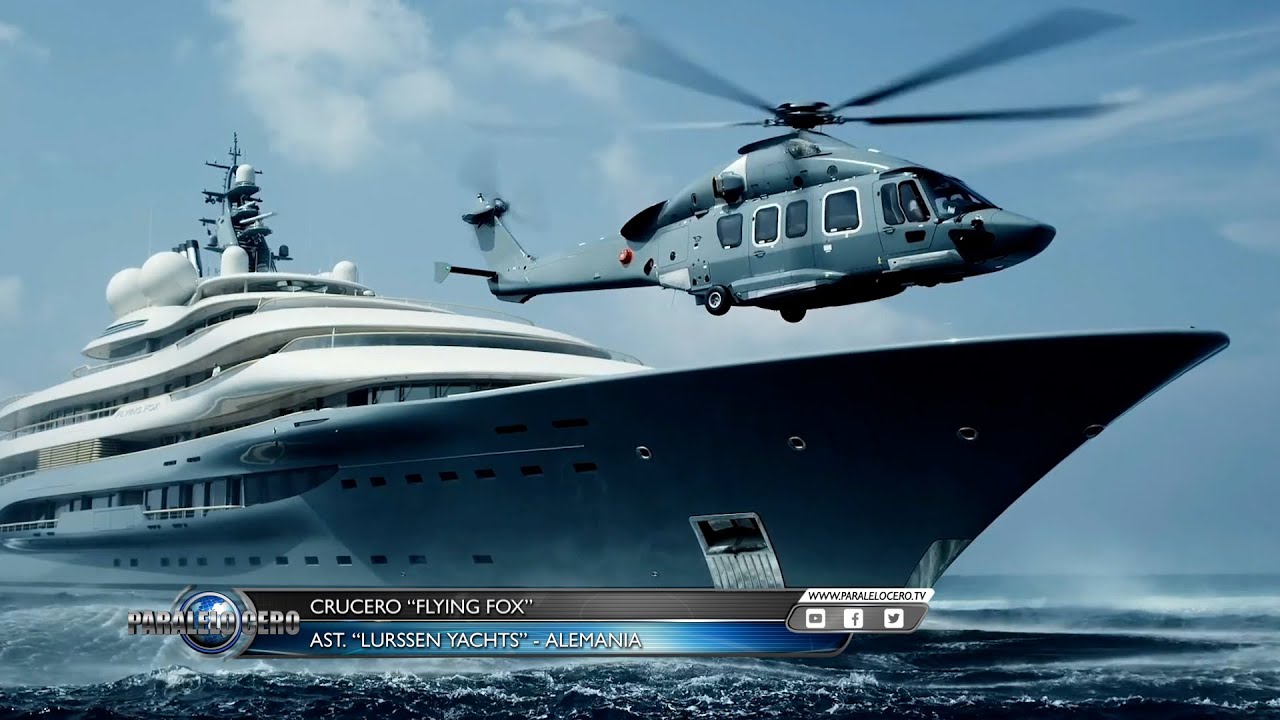 PARALELO CERO Crucero Lurssen Flying Fox