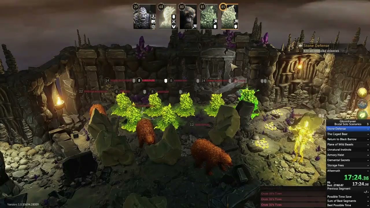 All Solo Scenario Brutal 