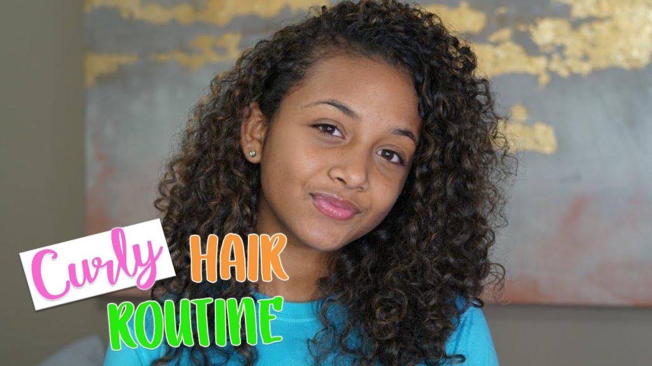Curly Hair Routine (Natural Curly) | LexiVee03