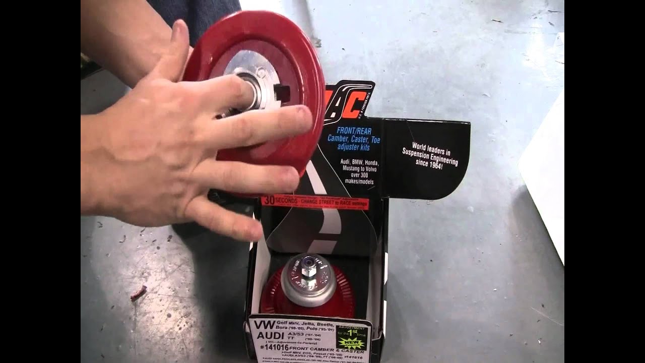 USP Motorsports K-MAC VW MKIV Front Camber Kit - demonstration video